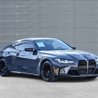 BMW M4 2025 gray wallpaper