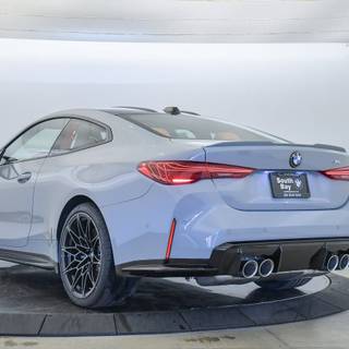 BMW M4 2025 gray wallpaper