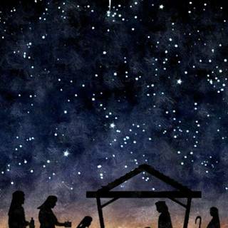 Christmas Nativity scenes wallpaper