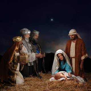 Christmas Nativity scenes wallpaper