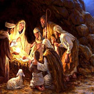 Christmas Nativity scenes wallpaper