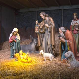 Christmas Nativity scenes wallpaper