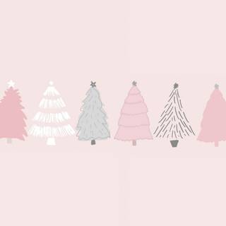 Christmas pastel desktop wallpaper