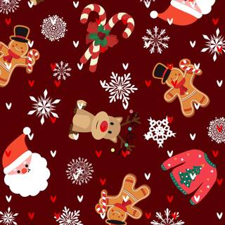 Christmas phone cute wallpaper