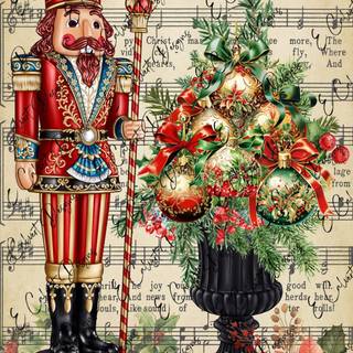 Christmas nutcrackers wallpaper