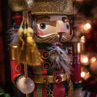 Christmas nutcrackers wallpaper