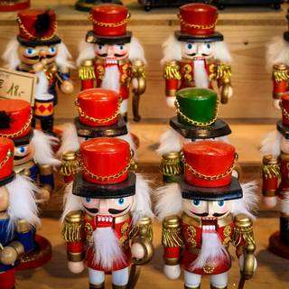 Christmas nutcrackers wallpaper