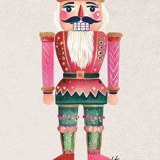 Christmas nutcrackers wallpaper