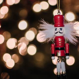 Christmas nutcrackers wallpaper