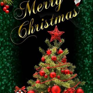 Merry Christmas 2025 HD wallpaper