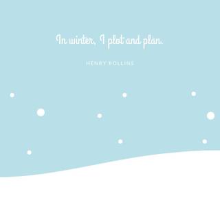 Minimal winter pattern wallpaper