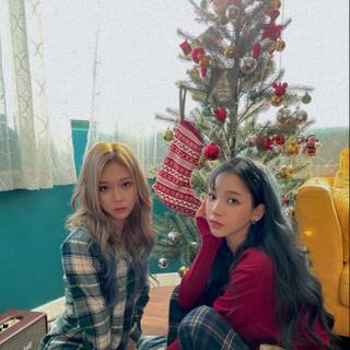 Winter Korean Christmas wallpaper