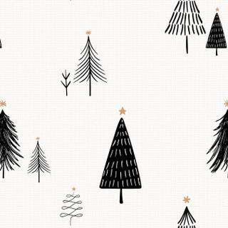 Minimal winter pattern wallpaper