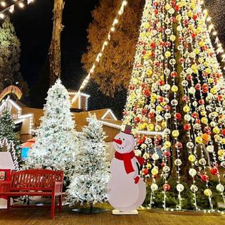 Winter Korean Christmas wallpaper