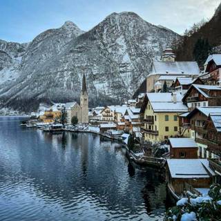 Winter Europe Christmas wallpaper