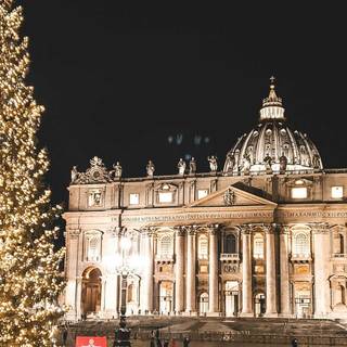 Winter Europe Christmas wallpaper