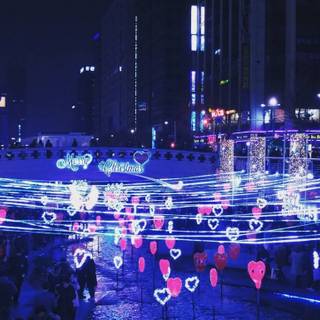 Winter Korean Christmas wallpaper