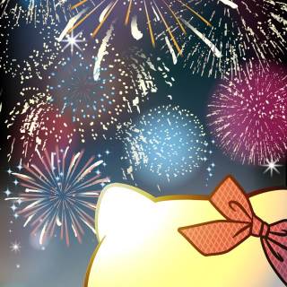 Kitty New Year wallpaper