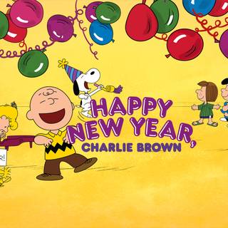 New Year Charlie Brown wallpaper