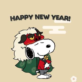 New Year Charlie Brown wallpaper