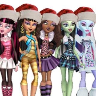 Christmas Monster High wallpaper