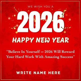 Happy New Year 2026 whish wallpaper