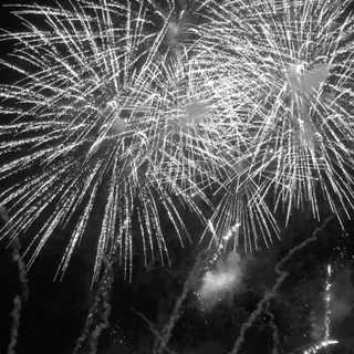 Black and silver New Year wallpaper