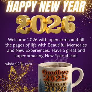 Happy New Year 2026 whish wallpaper