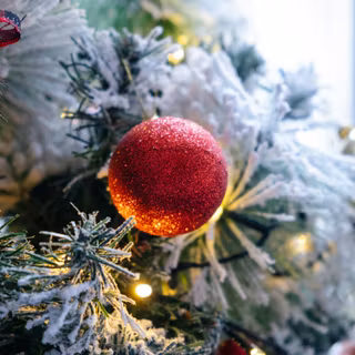 Christmas macro wallpaper