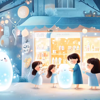 Winter Korean Christmas wallpaper