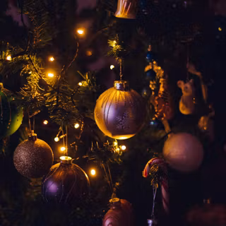 Christmas macro wallpaper