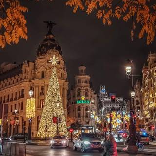 Christmas Madrid wallpaper