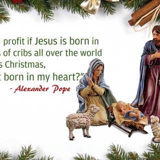Christmas Jesus quotes wallpaper