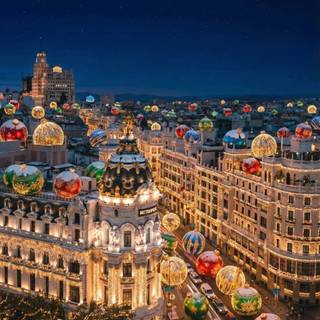 Christmas Madrid wallpaper