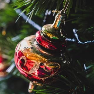 Christmas macro wallpaper