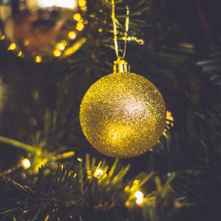 Christmas macro wallpaper