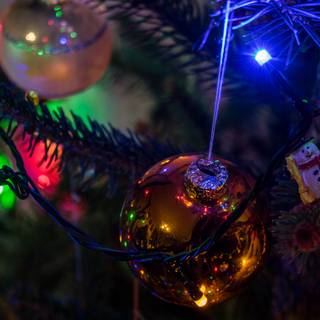 Christmas macro wallpaper