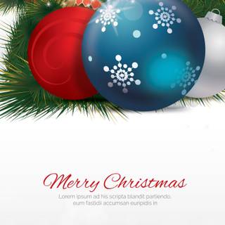 Christmas macro wallpaper