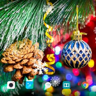 Christmas macro wallpaper