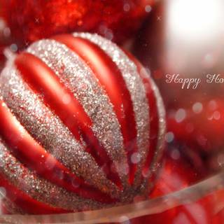 Christmas macro wallpaper