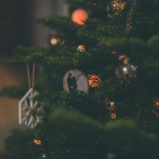 Christmas macro wallpaper