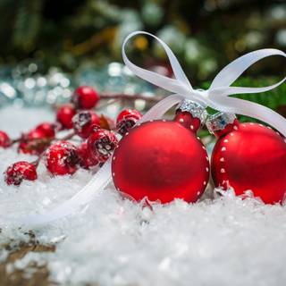 Christmas macro wallpaper