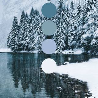 Pantone winter wallpaper