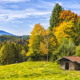 4k cabin autumn wallpaper