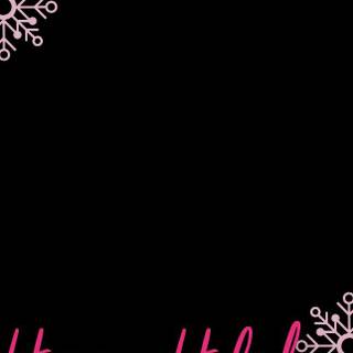 Pink and black Christmas wallpaper