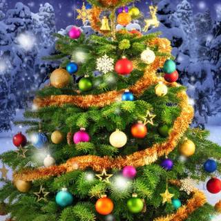 Christmas iPhone 14 Pro Max wallpaper