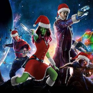 Christmas Guardians of The Galaxy wallpaper