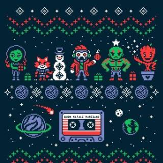 Christmas Guardians of The Galaxy wallpaper