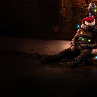 Christmas Guardians of The Galaxy wallpaper