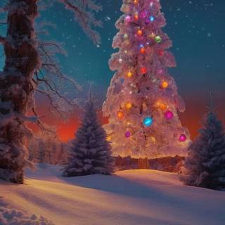 Christmas iPhone 17 wallpaper